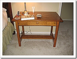 Master end table