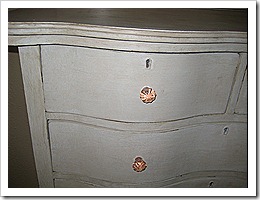 After cream dresser detail