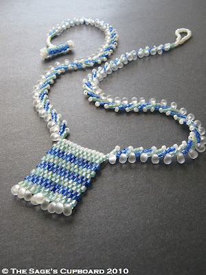 Water Drops Necklace by The Sage's Cupboard