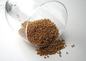 Metallic Gold Seed Beads