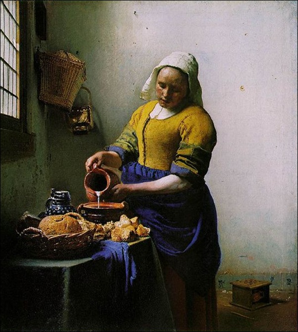 Vermeer, La laitière, 1658