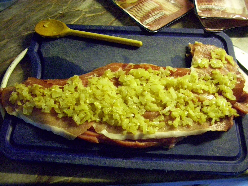 [Gewickeltes &amp; Gerolltes-Sonntag]Schweinefilet gefüllt mit rohem ...