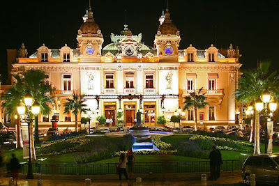 Architectural casino in Monte Carlo