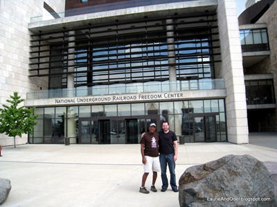 Odel and Greg at the Freedom Center