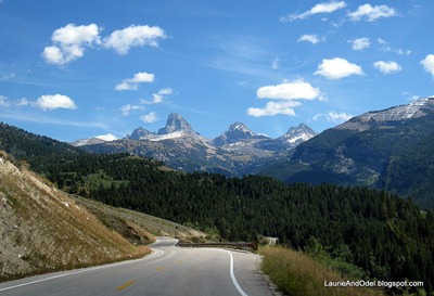 West side of the Tetons, on the road to Grand Targhee.