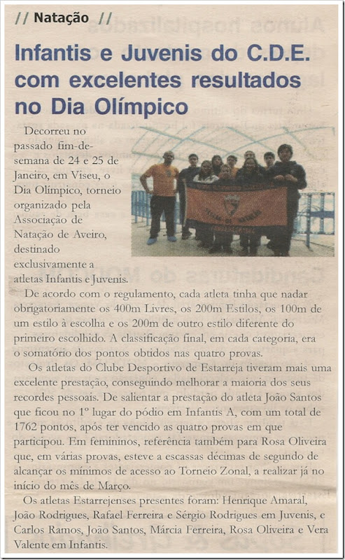 Dia Olímpico (Viseu) - JE 06-02-2009