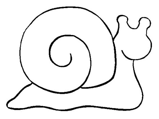 dibujo de un caracol para colorear TRRjAreze