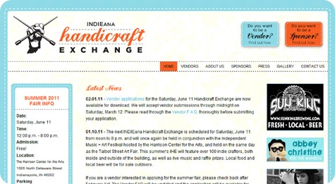 indieana handicraft exchange screenshot