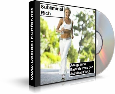ADELGAZAR CON ACTIVIDAD FÍSICA, Subliminal Rich [ Audio CD ] – Motivación subliminal para bajar de peso con ejercicio físico o deportes.