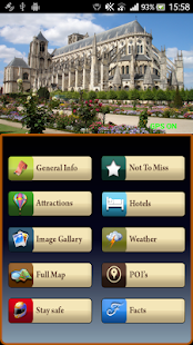 Bourges Offline Map Guide - náhled