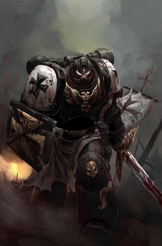 The Black Templar by kingmong