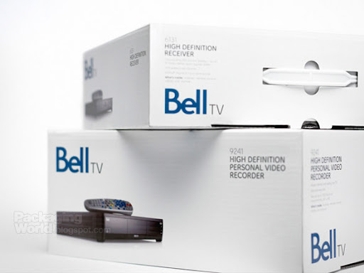 Bell TV Packaging Side View