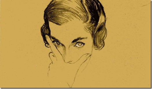 Bouche, Portrait of Mona Bismarck, Vogue US. Image Copyright Design Museum Bouche, Portrait of Mona Bismarck, Vogue US. Image Copyright Design Museum