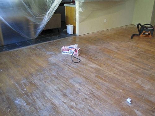 wood floors before