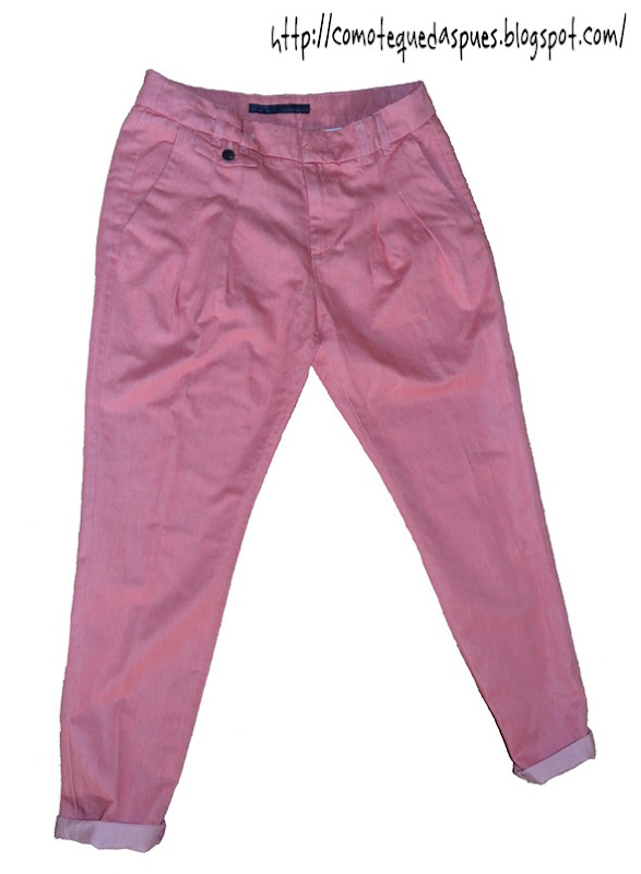 pantalones rosa