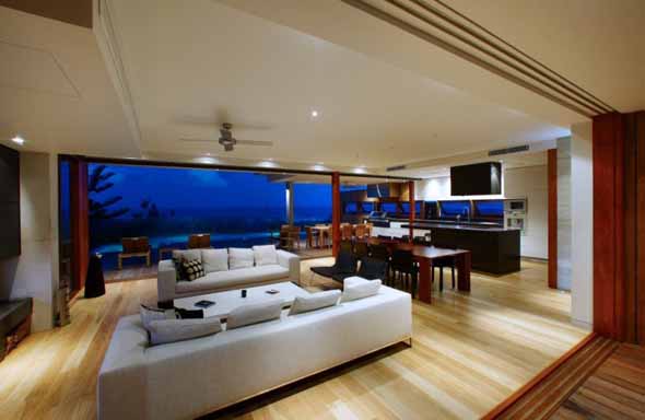 peregian beach house with modern interior