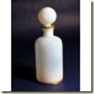 white opaline perfume bottle