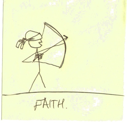 Faith post-it
