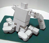 Highly Poseable Robot Papercraft