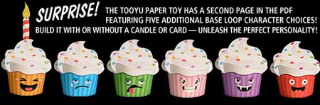 Desktop Gremlins Tooyu Paper Toy