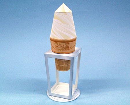 Soft Serve Ice Cream Papercraft