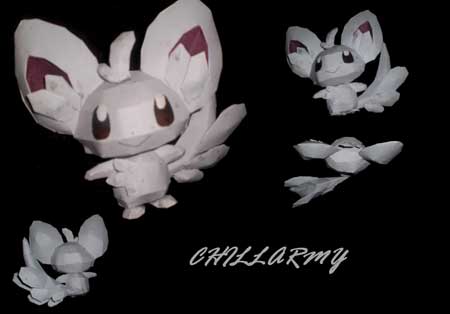 Pokemon Chillarmy Papercraft