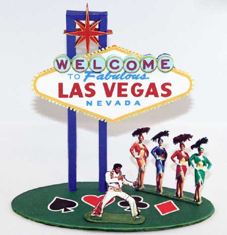 Las Vegas Sign Papercraft