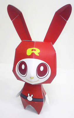 Red Rabbit Papercraft