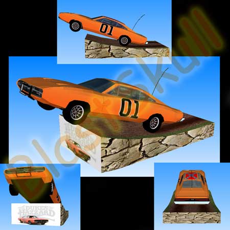 The General Lee Papercraft