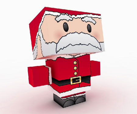 Design Your Own Santa Claus Papercraft