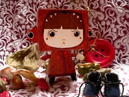 Little Red Riding Hood Paper Toy