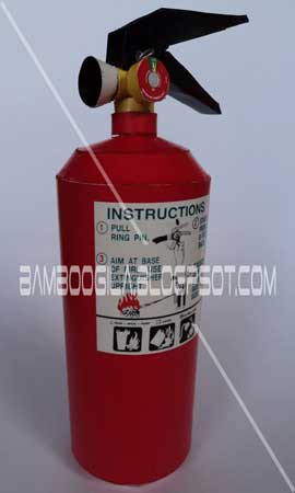 Fire Extinguisher Papercraft