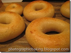 Baked bagels