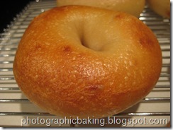 A finished bagel