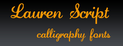 Lauren Script Calligraphy fonts