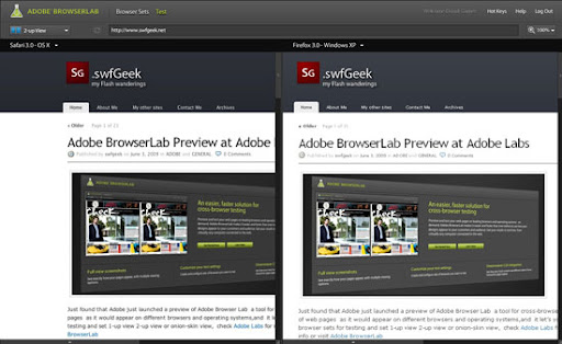 Adobe Browserlab - the cross browser checker