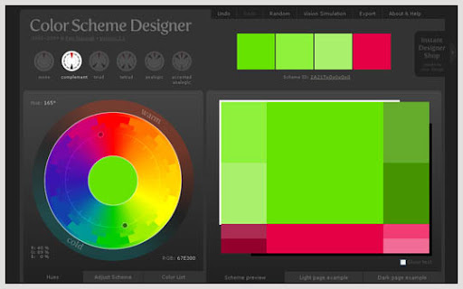 Color Scheme Designer - Design Color Schemes