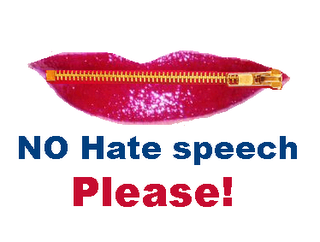 say no to hate speech