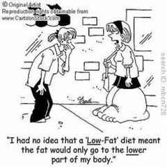 low fat cartoon