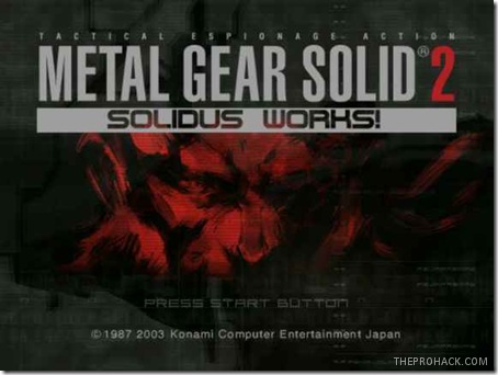 Metal Gear Solid 2 - theprohack.com