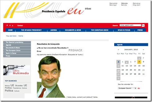 Spanish Prime Ministers Website Defaced - rdhacker.blogspot.com