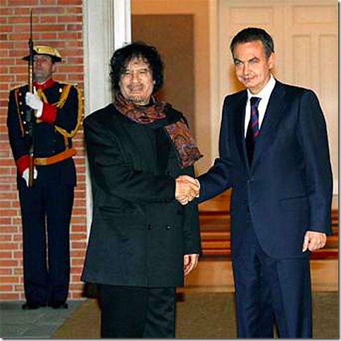 GADDAFI_Zapatero_Muamar_Gadafi