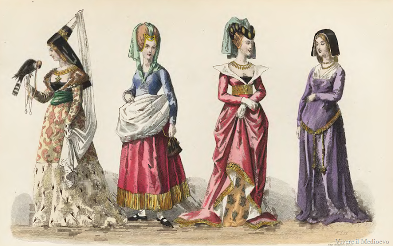 Usi & Costumi del Medioevo: Le maniche lunghe svasate sono altomedievali o  bassomedievali? Questo è il dilemma?