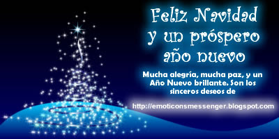 Mucha alegría, mucha paz y un año nuevo brillante. Son los sinceros deseos de http://emoticonsmessenger.blogpot.com