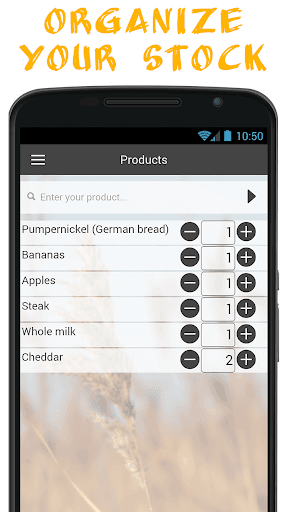 Hamstern - smart shopping list