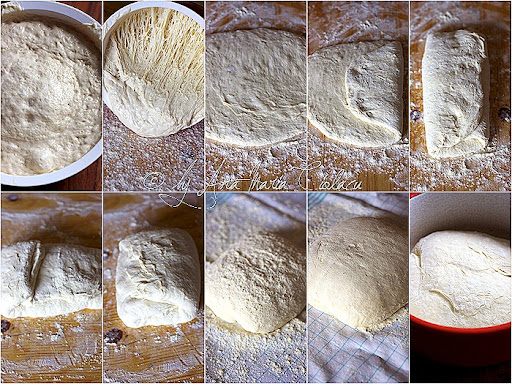 No knead bread collage 2