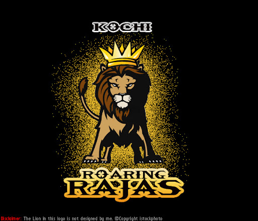 Kochi Roaring Rajas - Kochi IPL Logo Concept No.5