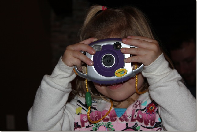 Reagan taking a picture