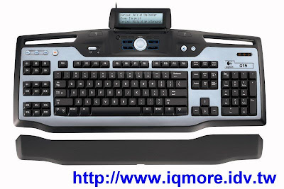 CES 2009: Logitech(羅技) G19 薄膜式電競鍵盤-在鍵盤上看YouTube,Twitter - 老貓測3C