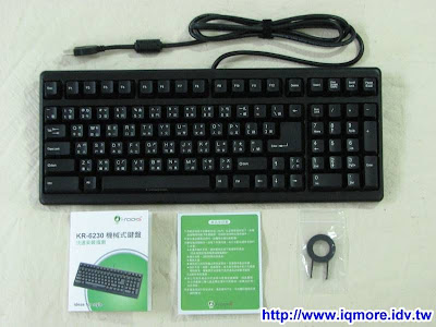 i-rocks KR-6230 機械式Cherry茶軸電競鍵盤評測 - 老貓測3C